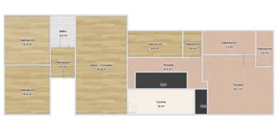 Piso en venta en Carrer de Lugo, El Carmel (Distrito Horta-Guinardó. Barcelona Capital) de 428.900 €