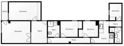 Piso en venta en Calle Orense, cerca de Calle del General Margallo, Castillejos (Distrito Tetuán. Madrid Capital) de 850.000 €