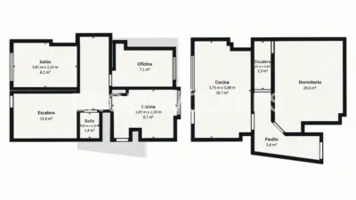 Terraced house in Carrer del Brillant photo 41