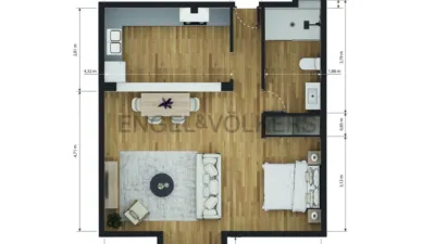 Apartamento en alquiler en Calle de Matilde Landa, cerca de Calle del General Pintos - Imagen 8