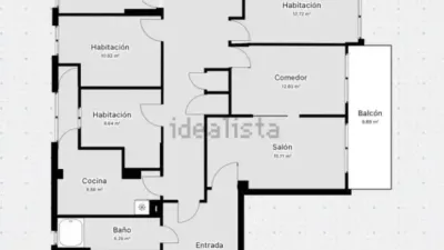 Piso en venta en Calle Avenida Miguel Ángel Celdrán Matute, Santa Marina-La Paz (Badajoz Capital) de 275.000 €