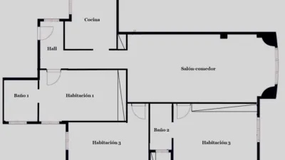 Piso en venta en On Diego Lopez Haroko Kale Nagusia, 66, cerca de Calle de Iparraguirre, Indautxu (Bilbao) de 795.000 €