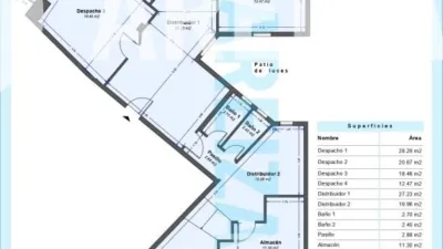 Oficina en venta en Plaza de Bilbao, Centro (San Sebastián - Donostia) de 1.250.000 €