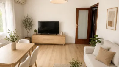 Commercial Premises for Sale in La Lloreda, Badalona 94 m² · Ground floor · Open-plan layout · Direct street access · 1 bathroom LA CASA AGENCY presents this commercial premises of 94 m² located in the La Lloreda neighborhood, Badalona, an established area with active commerce. The property is on the ground floor and features direct street access, offering a spacious, functional, and versatile space with multiple possibilities for various commercial or professional activities. It has an open-plan distribution, several work areas, a bathroom, and ventilation, allowing the space to be utilized and adapted according to the future business needs. Due to its characteristics and size, it is particularly interesting for a mechanic workshop, motorcycle repair, warehouse, creative studio, small logistics, professional office, or any activity requiring a large premises with direct street access. La Lloreda is an established neighborhood in Badalona, surrounded by shops, workshops, and local services. Additionally, it has good connections to Montigalà, Artigues, and the center of Badalona, facilitating commutes and access to the area. An excellent opportunity for entrepreneurs, professionals, or investors looking for a functional premises with good surface area and adaptation possibilities in an established part of Badalona. DON'T MISS THIS OPPORTUNITY! COME AND VISIT IT! NOTE: The sale price does not include taxes, notary and registration fees, agency commissions, nor expenses related to mortgage management, if applicable. Basic Characteristics 94 m² built Second hand/good condition Open-plan layout 1 bathroom Located at street level Built in 1973 Energy Certificate Consumption: 222 kWh/m² year Emissions: 22 kg CO2/m² year photo 19