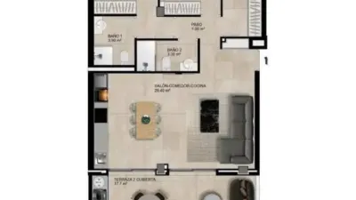 Apartment in the City Centre photo 15
