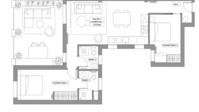 Penthouse in Goya photo 12