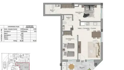 Apartment in Santa Pola photo 9