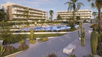 Pis – Torrevieja, Urbanización Jardín del Mar XIII, Urbanización El Chaparral - Vista 2