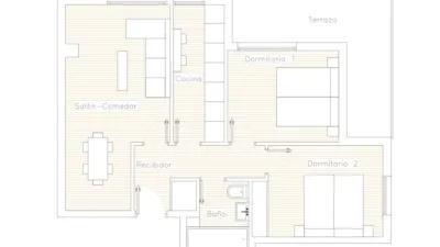 Piso en venta en Calle de Jacinto Benavente, Desemparados-Judimendi-Santa Lucía (Vitoria - Gasteiz) de 240.000 €