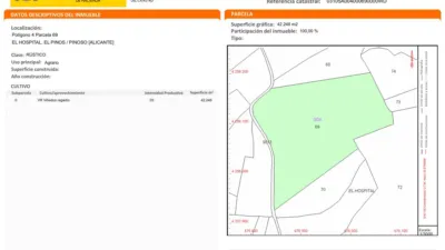 Terreno en venta en El Pinós - Pinoso - Vista 3