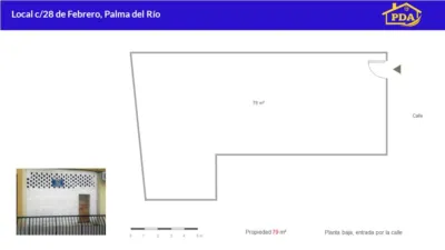 Local comercial en venta en Calle 28 de Febrero, Número 0, Palma del Río de 55.000 €
