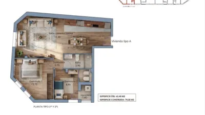 Piso – Albacete, Carretas-Huerta Marzo - Vista 3