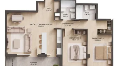 Apartment in Balmaseda photo 4