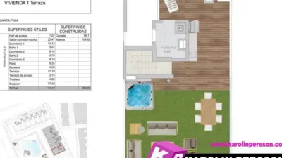 Penthouse in Tamarit-Platja Lissa photo 14