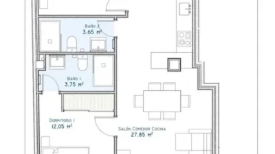 Top-floor apartment on Skandia Street photo 42