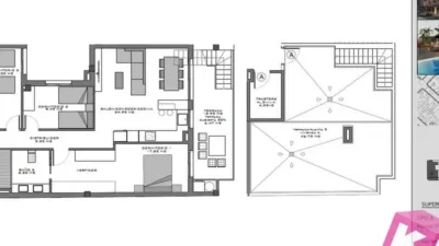 Penthouse in Centre-Port-Platja Llevant photo 7