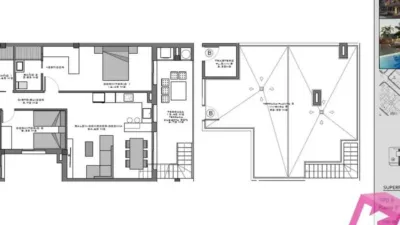 Penthouse in Centre-Port-Platja Llevant photo 8