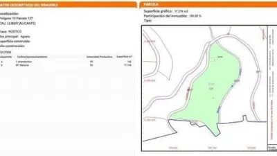 Terreno en venta en Llíber - Más