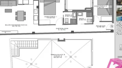 Penthouse in Centre-Port-Platja Llevant photo 12