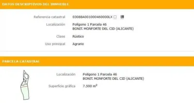 Terreno en venta en Monforte del Cid - Más