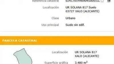 Terreno en venta en Urbanització de Solana - Més