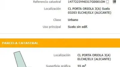 Terreno en venta en Calle Puerta Oriola - Vista 2