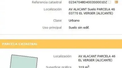 Terreno en venta en Avinguda de d'Alacant - Més