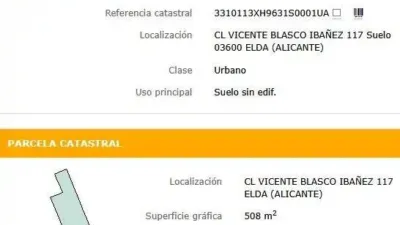 Terreno en venta en Carrer de Vicente Blasco Ibáñez, cerca de Carrer de Juan Vázquez de Mella - Vista 2
