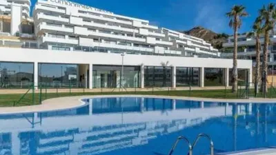 Duplex Penthouse with Dream Views: Infinite Mediterranean Sea Views - Camporosso Village, Finestrat 112 m² interior | 191.51 m² total built-up area | 170.27 m² usable surface 3 bedrooms | 3 bathrooms 82.56 m² of terraces, including a spectacular rooftop solarium of 43.82 m² with jacuzzi Stunning panoramic sea views 1 parking space included Energy Class A - Extremely energy efficient (30 kWh/m²/year) Layout: First Floor (74 m²): Open-plan living-dining room with modern kitchen, 2 bedrooms (master with en-suite bathroom), 2 bathrooms and 16 m² terrace with sea views. Second Floor (29 m²): Spacious third bedroom/multi-purpose room, bathroom, storage room, 16.60 m² terrace, plus an impressive rooftop solarium of 43.82 m² with 180° panoramic sea and Benidorm skyline views! Features: Air conditioning (heating/cooling) | Automatic awnings and electric shutters | Alarm system | Fully equipped modern kitchen | Parking space included | Energy rating A | All furniture included | Complete smart home system controllable via mobile app (electric shutters, all lights, air conditioning, door intercom and more) Community Services: Outdoor and heated swimming pools | Padel court | Gym | Children's playground | Gardens Privileged Location - Calle Colombia 2, Finestrat: 10 min to beaches | Shopping centres and supermarkets | Golf courses | Restaurants | Medical services and schools Perfect for: Families, investors, seekers of Mediterranean lifestyle, permanent or holiday residence, the best of life on the Costa Blanca. A Unique Opportunity: Modern duplex penthouse with A energy certification, huge private rooftop solarium with jacuzzi, smart home technology and all furniture included in one of the most complete urbanisations on the Costa Blanca. photo 34