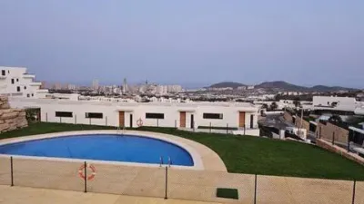 Duplex Penthouse with Dream Views: Infinite Mediterranean Sea Views - Camporosso Village, Finestrat 112 m² interior | 191.51 m² total built-up area | 170.27 m² usable surface 3 bedrooms | 3 bathrooms 82.56 m² of terraces, including a spectacular rooftop solarium of 43.82 m² with jacuzzi Stunning panoramic sea views 1 parking space included Energy Class A - Extremely energy efficient (30 kWh/m²/year) Layout: First Floor (74 m²): Open-plan living-dining room with modern kitchen, 2 bedrooms (master with en-suite bathroom), 2 bathrooms and 16 m² terrace with sea views. Second Floor (29 m²): Spacious third bedroom/multi-purpose room, bathroom, storage room, 16.60 m² terrace, plus an impressive rooftop solarium of 43.82 m² with 180° panoramic sea and Benidorm skyline views! Features: Air conditioning (heating/cooling) | Automatic awnings and electric shutters | Alarm system | Fully equipped modern kitchen | Parking space included | Energy rating A | All furniture included | Complete smart home system controllable via mobile app (electric shutters, all lights, air conditioning, door intercom and more) Community Services: Outdoor and heated swimming pools | Padel court | Gym | Children's playground | Gardens Privileged Location - Calle Colombia 2, Finestrat: 10 min to beaches | Shopping centres and supermarkets | Golf courses | Restaurants | Medical services and schools Perfect for: Families, investors, seekers of Mediterranean lifestyle, permanent or holiday residence, the best of life on the Costa Blanca. A Unique Opportunity: Modern duplex penthouse with A energy certification, huge private rooftop solarium with jacuzzi, smart home technology and all furniture included in one of the most complete urbanisations on the Costa Blanca. photo 54