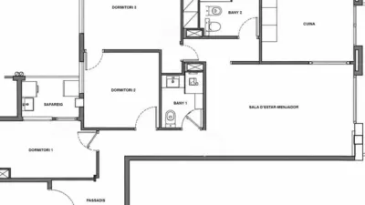 Penthouse in El Camp de l'Arpa del Clot photo 40