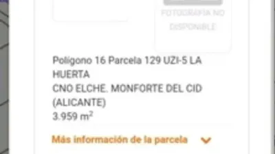 Terreno en venta en Monforte del Cid - Vista 3