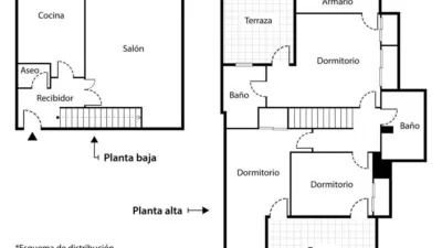 Dúplex en venta en Calle de Juan Ramón Jiménez, 4, Las Retamas-Prado Santo Domingo-Ensanche Sur (Alcorcón) de 460.000 €