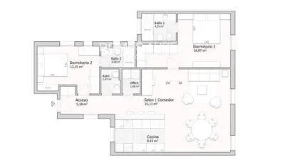 Piso en alquiler en Recoletos - Imagen 15
