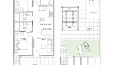 Piso en venta en Zona de Unidad de Actuación PH1, Núcleo (Pilar de la Horadada) de 255.000 €