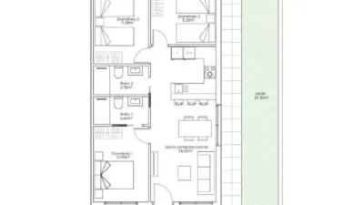 Piso en venta en Zona de Unidad de Actuación PH1, Núcleo (Pilar de la Horadada) de 255.000 €