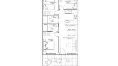 Piso en venta en Zona de Unidad de Actuación PH1, Núcleo (Pilar de la Horadada) de 255.000 €