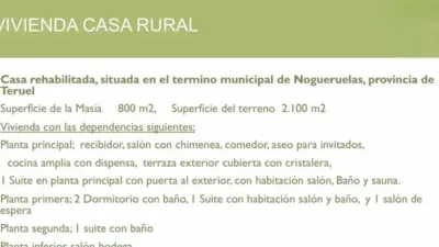 Chalet en venta en Nogueruelas, Nogueruelas de 750.000 €