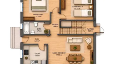 Chalet in Céspedes photo 3