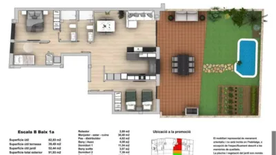 Flat in Palafolls photo 12