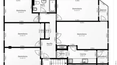 Piso en venta en Calle Marqués de Lema, Alcorisa de 78.000 €