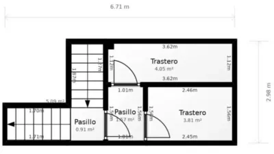 Piso en venta en Calle Marqués de Lema, Alcorisa de 78.000 €