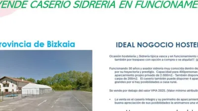 Casa rústica en venta en Barrio de Ibarra, 8, Amorebieta-Etxano de 1.200.000 €