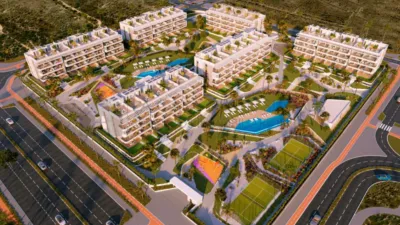 Pis – Torrevieja, Urbanización Jardín del Mar XIII, Urbanización El Chaparral - Vista 2