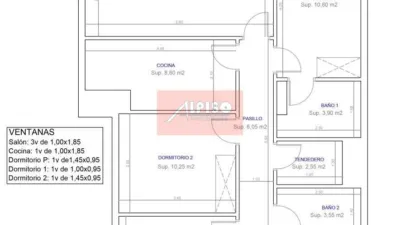 Piso en alquiler en Calle Montepedroso, 1, Barrocás (Ourense Capital) de 800 €<span>/mes</span>