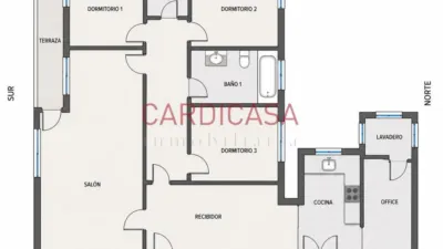 Piso en venta en Avenida de la Gran Vía, cerca de Calle de Zamora, Praza España-Zona Corte Inglés (Distrito Casco Urbano. Vigo) de 375.000 €