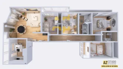 Piso en venta en Calle de Taboada Leal, Praza España-Zona Corte Inglés (Distrito Casco Urbano. Vigo) de 380.000 €