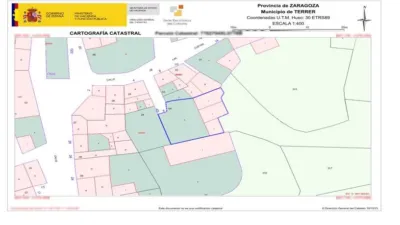 Casa adosada en venta en Calle de las Cuevas, Terrer de 5.865 €