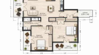 Piso en alquiler en Avenida de Imperio Argentina, Puerto Marina (Distrito Benalmádena Costa. Benalmádena) de 1.795 €<span>/mes</span>