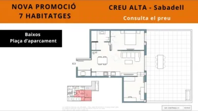 Piso en venta en La Creu Alta, La Creu Alta (Sabadell) de 296.000 €